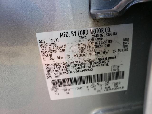 Photo 12 VIN: 2FMDK3JC9BBB65323 - FORD EDGE SEL 