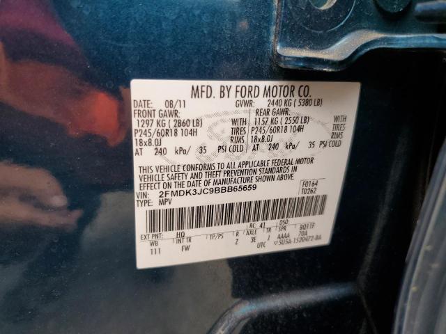 Photo 12 VIN: 2FMDK3JC9BBB65659 - FORD EDGE 