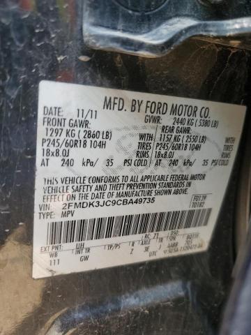 Photo 13 VIN: 2FMDK3JC9CBA49735 - FORD EDGE 