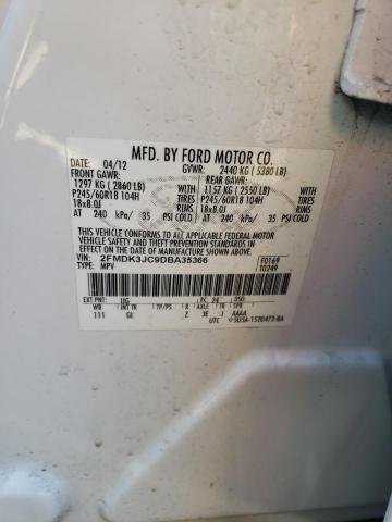 Photo 11 VIN: 2FMDK3JC9DBA35366 - FORD EDGE SEL 