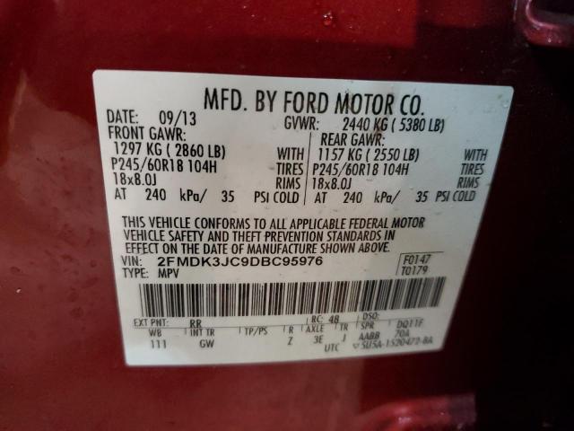 Photo 11 VIN: 2FMDK3JC9DBC95976 - FORD EDGE 