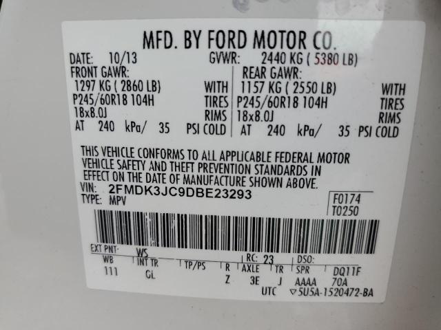 Photo 13 VIN: 2FMDK3JC9DBE23293 - FORD EDGE 