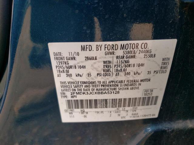 Photo 9 VIN: 2FMDK3JCXBBA53128 - FORD EDGE SEL 