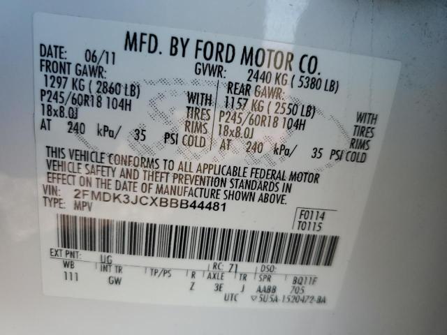 Photo 11 VIN: 2FMDK3JCXBBB44481 - FORD EDGE 