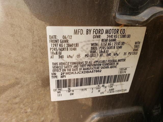 Photo 12 VIN: 2FMDK3JCXDBA57862 - FORD EDGE SEL 