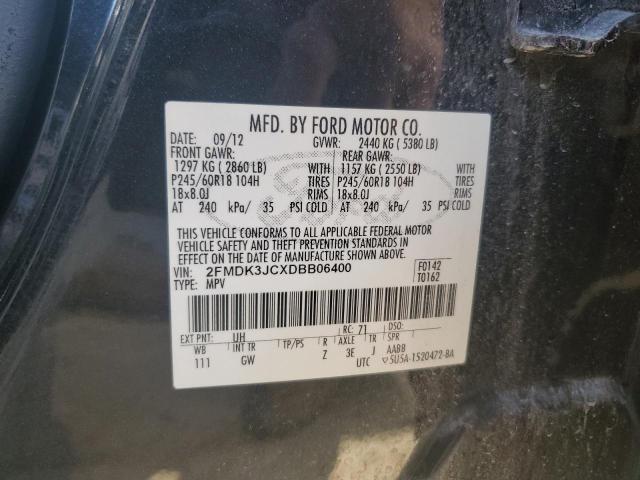 Photo 13 VIN: 2FMDK3JCXDBB06400 - FORD EDGE 