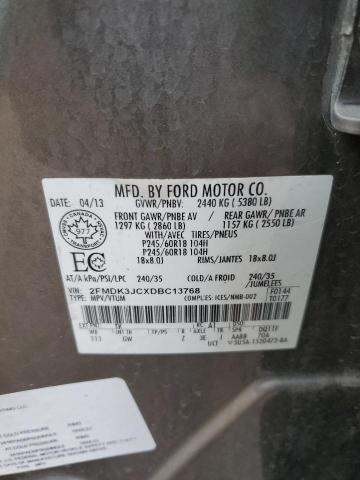 Photo 12 VIN: 2FMDK3JCXDBC13768 - FORD EDGE 