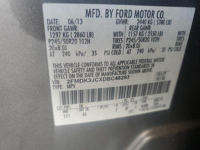 Photo 12 VIN: 2FMDK3JCXDBC48293 - FORD EDGE SEL 