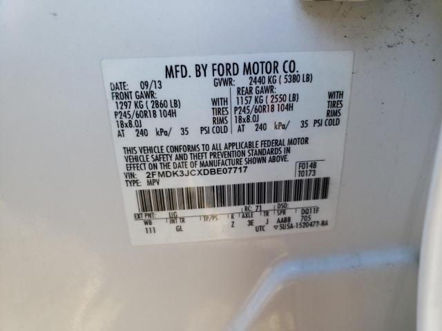 Photo 12 VIN: 2FMDK3JCXDBE07717 - FORD EDGE SEL 