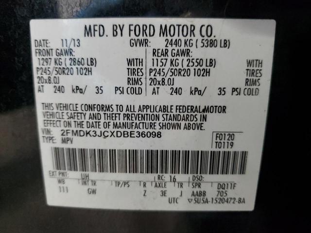 Photo 13 VIN: 2FMDK3JCXDBE36098 - FORD EDGE SEL 