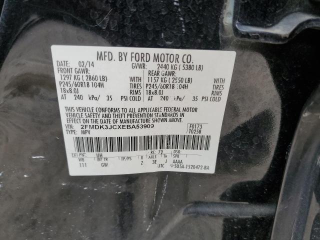 Photo 12 VIN: 2FMDK3JCXEBA53909 - FORD EDGE SEL 