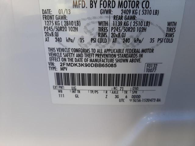 Photo 9 VIN: 2FMDK3K90DBB65085 - FORD EDGE LIMIT 