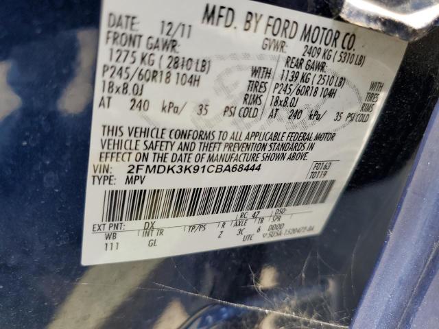 Photo 9 VIN: 2FMDK3K91CBA68444 - FORD EDGE LIMIT 