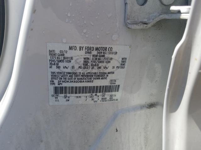 Photo 9 VIN: 2FMDK3K92DBA10652 - FORD EDGE LIMIT 