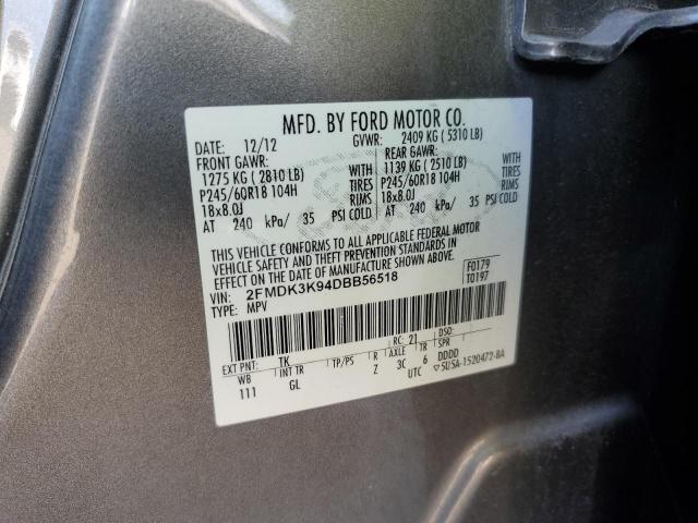 Photo 12 VIN: 2FMDK3K94DBB56518 - FORD EDGE LIMIT 