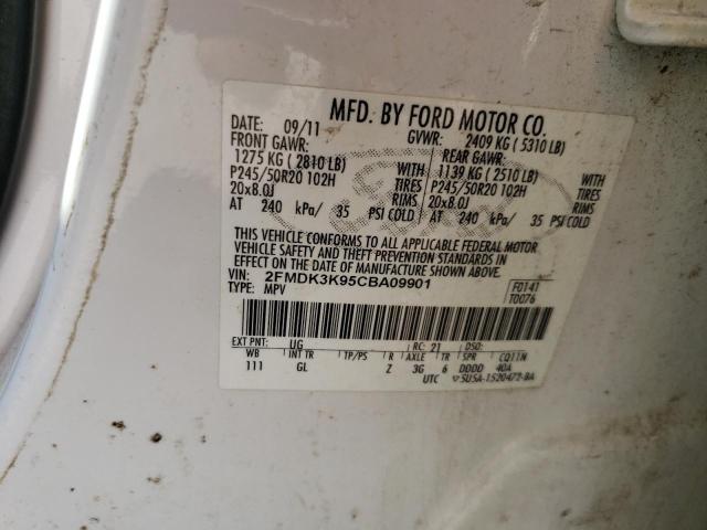 Photo 13 VIN: 2FMDK3K95CBA09901 - FORD EDGE 