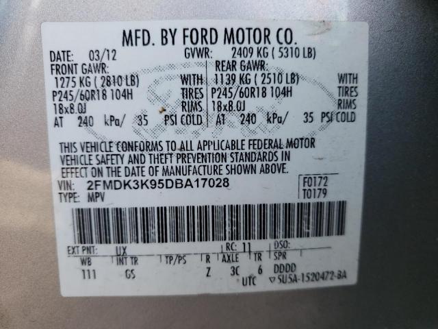 Photo 13 VIN: 2FMDK3K95DBA17028 - FORD EDGE 