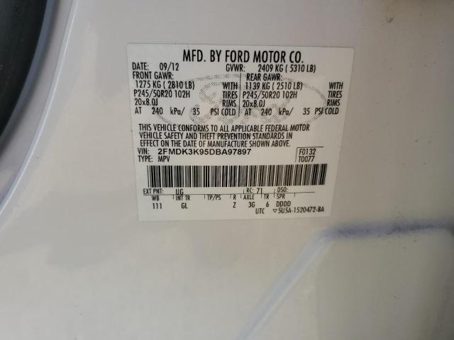 Photo 12 VIN: 2FMDK3K95DBA97897 - FORD EDGE 