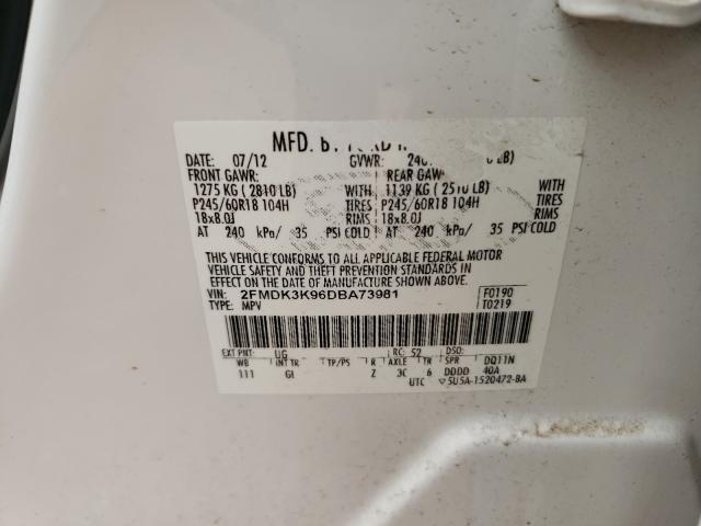 Photo 9 VIN: 2FMDK3K96DBA73981 - FORD EDGE LIMIT 