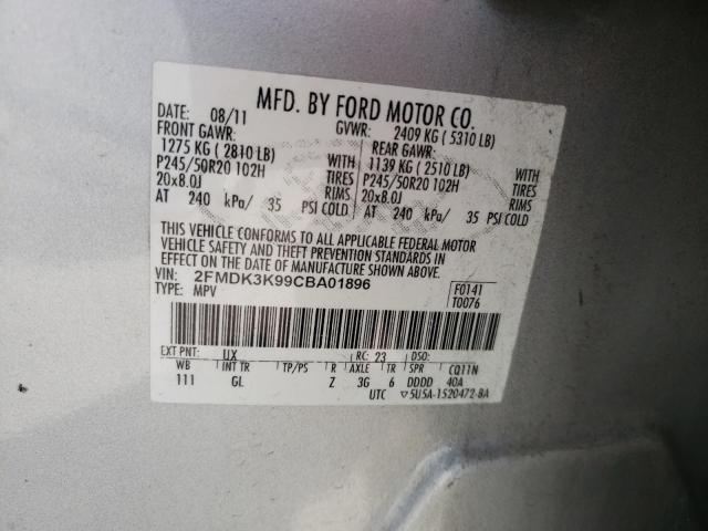 Photo 12 VIN: 2FMDK3K99CBA01896 - FORD EDGE LIMIT 