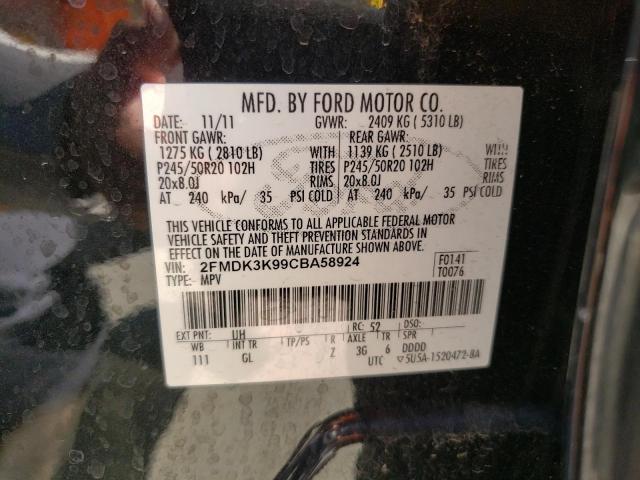 Photo 12 VIN: 2FMDK3K99CBA58924 - FORD EDGE LIMIT 