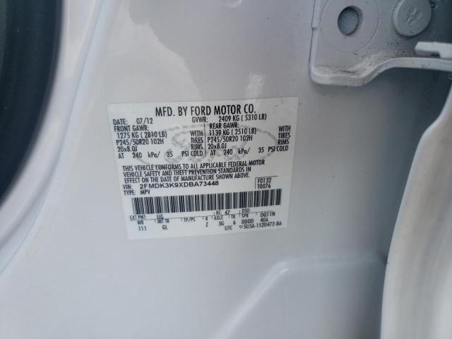 Photo 9 VIN: 2FMDK3K9XDBA73448 - FORD EDGE LIMIT 