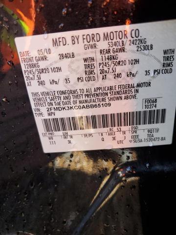 Photo 12 VIN: 2FMDK3KC0ABB65109 - FORD EDGE LIMIT 