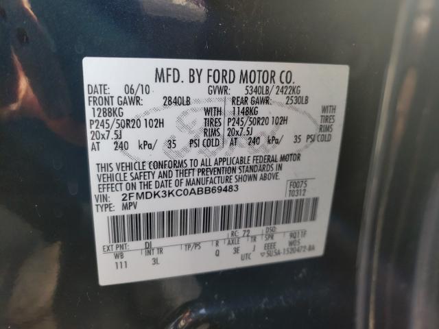 Photo 9 VIN: 2FMDK3KC0ABB69483 - FORD EDGE LIMIT 