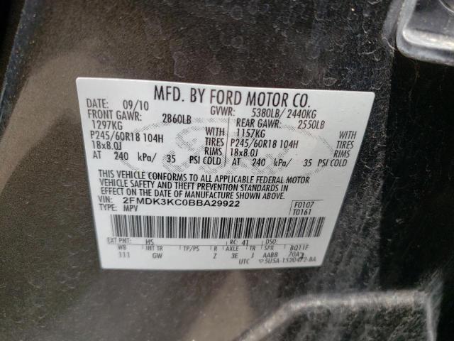 Photo 13 VIN: 2FMDK3KC0BBA29922 - FORD EDGE 