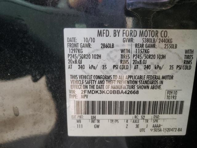 Photo 11 VIN: 2FMDK3KC0BBA42668 - FORD EDGE 