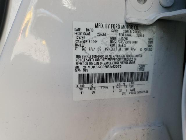 Photo 12 VIN: 2FMDK3KC0BBA43075 - FORD EDGE LIMIT 