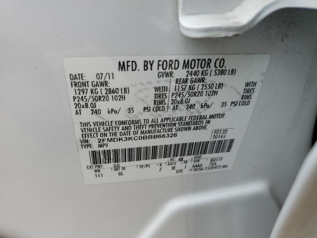 Photo 12 VIN: 2FMDK3KC0BBB66326 - FORD EDGE LIMIT 