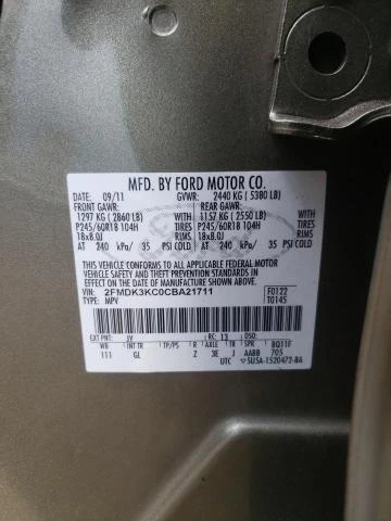 Photo 11 VIN: 2FMDK3KC0CBA21711 - FORD EDGE LIMIT 