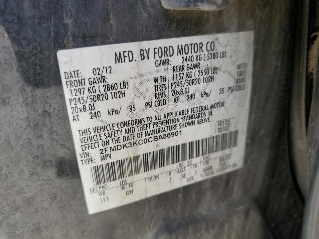 Photo 12 VIN: 2FMDK3KC0CBA86901 - FORD EDGE 