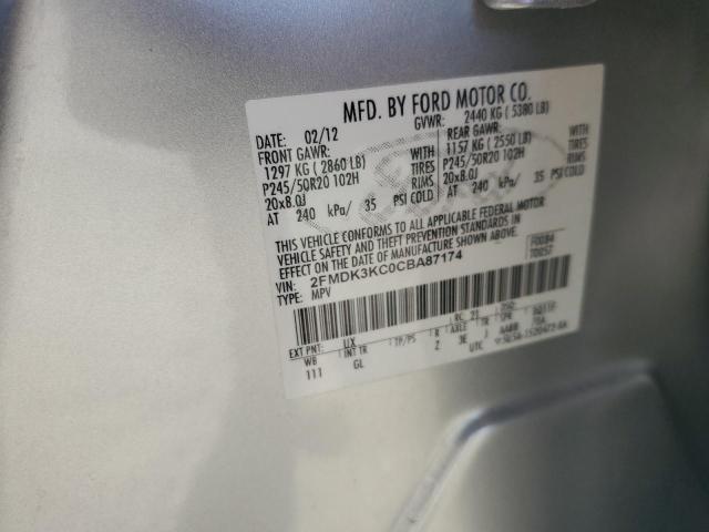 Photo 11 VIN: 2FMDK3KC0CBA87174 - FORD EDGE LIMIT 