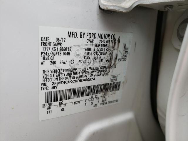 Photo 9 VIN: 2FMDK3KC0DBA60574 - FORD EDGE LIMIT 