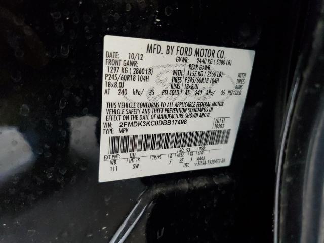 Photo 12 VIN: 2FMDK3KC0DBB17498 - FORD EDGE 