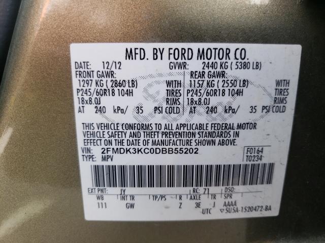 Photo 9 VIN: 2FMDK3KC0DBB55202 - FORD EDGE LIMIT 