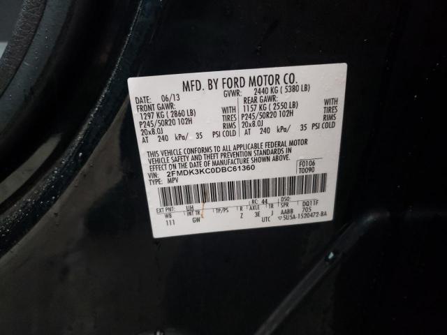 Photo 9 VIN: 2FMDK3KC0DBC61360 - FORD EDGE LIMIT 