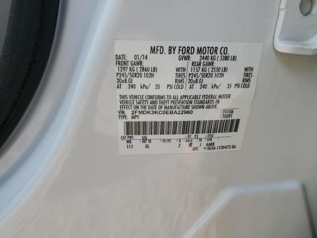 Photo 13 VIN: 2FMDK3KC0EBA22960 - FORD EDGE LIMIT 