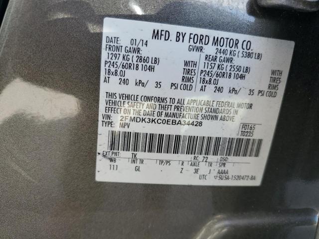 Photo 12 VIN: 2FMDK3KC0EBA34428 - FORD EDGE LIMIT 