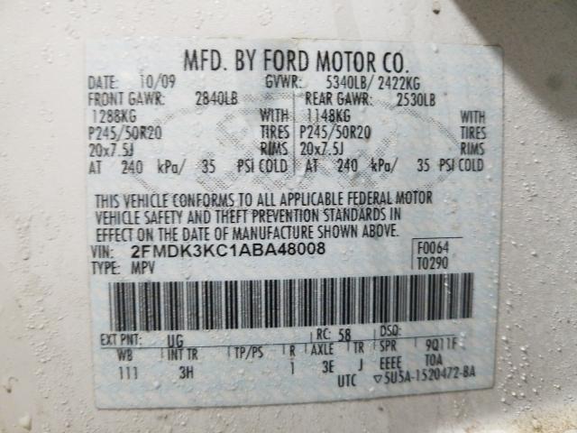 Photo 9 VIN: 2FMDK3KC1ABA48008 - FORD EDGE LIMIT 