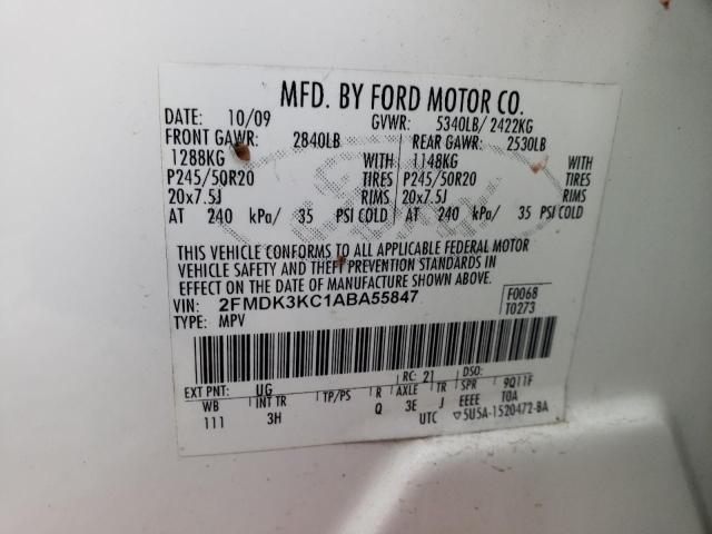 Photo 9 VIN: 2FMDK3KC1ABA55847 - FORD EDGE LIMIT 