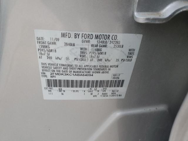 Photo 12 VIN: 2FMDK3KC1ABA64094 - FORD EDGE 