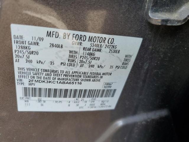 Photo 13 VIN: 2FMDK3KC1ABA65116 - FORD EDGE 