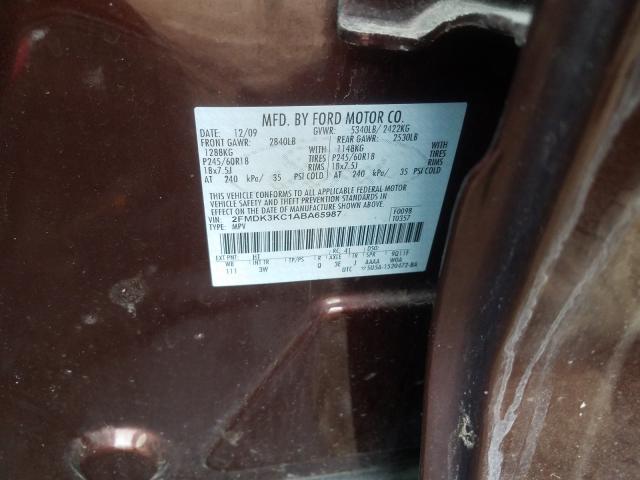 Photo 9 VIN: 2FMDK3KC1ABA65987 - FORD EDGE LIMIT 