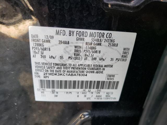 Photo 12 VIN: 2FMDK3KC1ABA78304 - FORD EDGE 