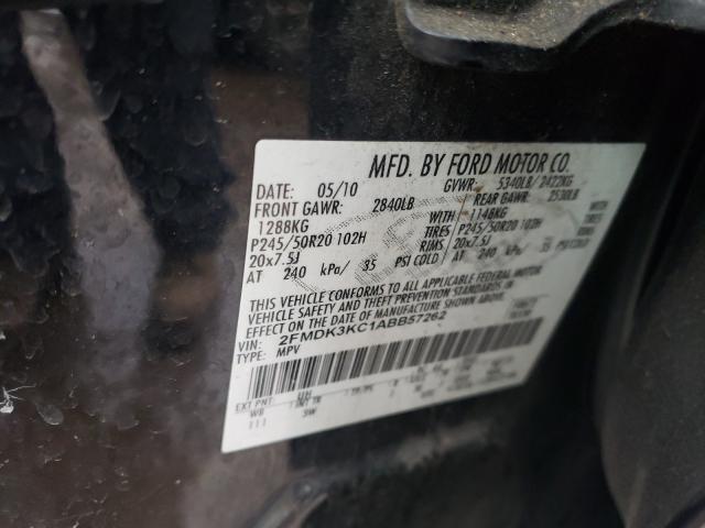 Photo 9 VIN: 2FMDK3KC1ABB57262 - FORD EDGE LIMIT 