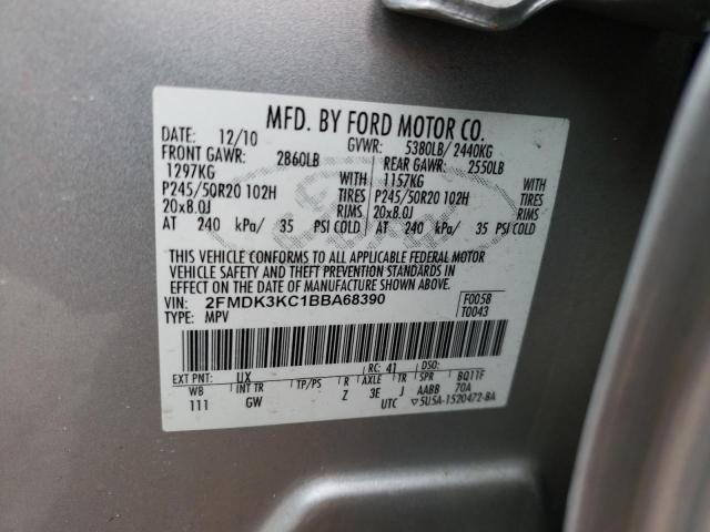 Photo 9 VIN: 2FMDK3KC1BBA68390 - FORD EDGE LIMIT 