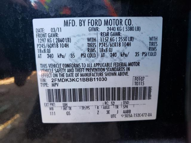 Photo 9 VIN: 2FMDK3KC1BBB11030 - FORD EDGE LIMIT 